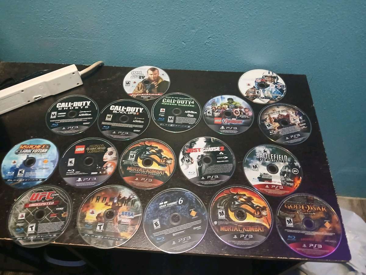 PS3 Super Slim plus Game Lot