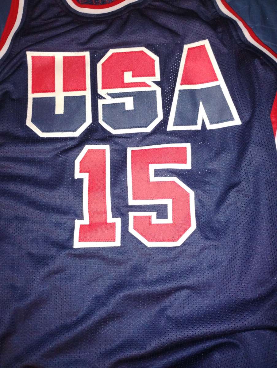 Team USA Magic Johnson Authentic Autograph Jersey
