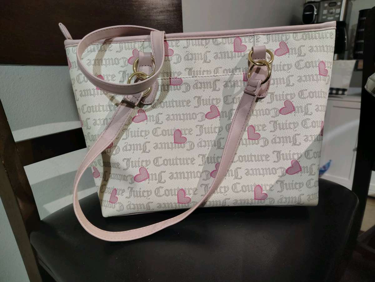 cute Valentines day juicy couture tote bag
