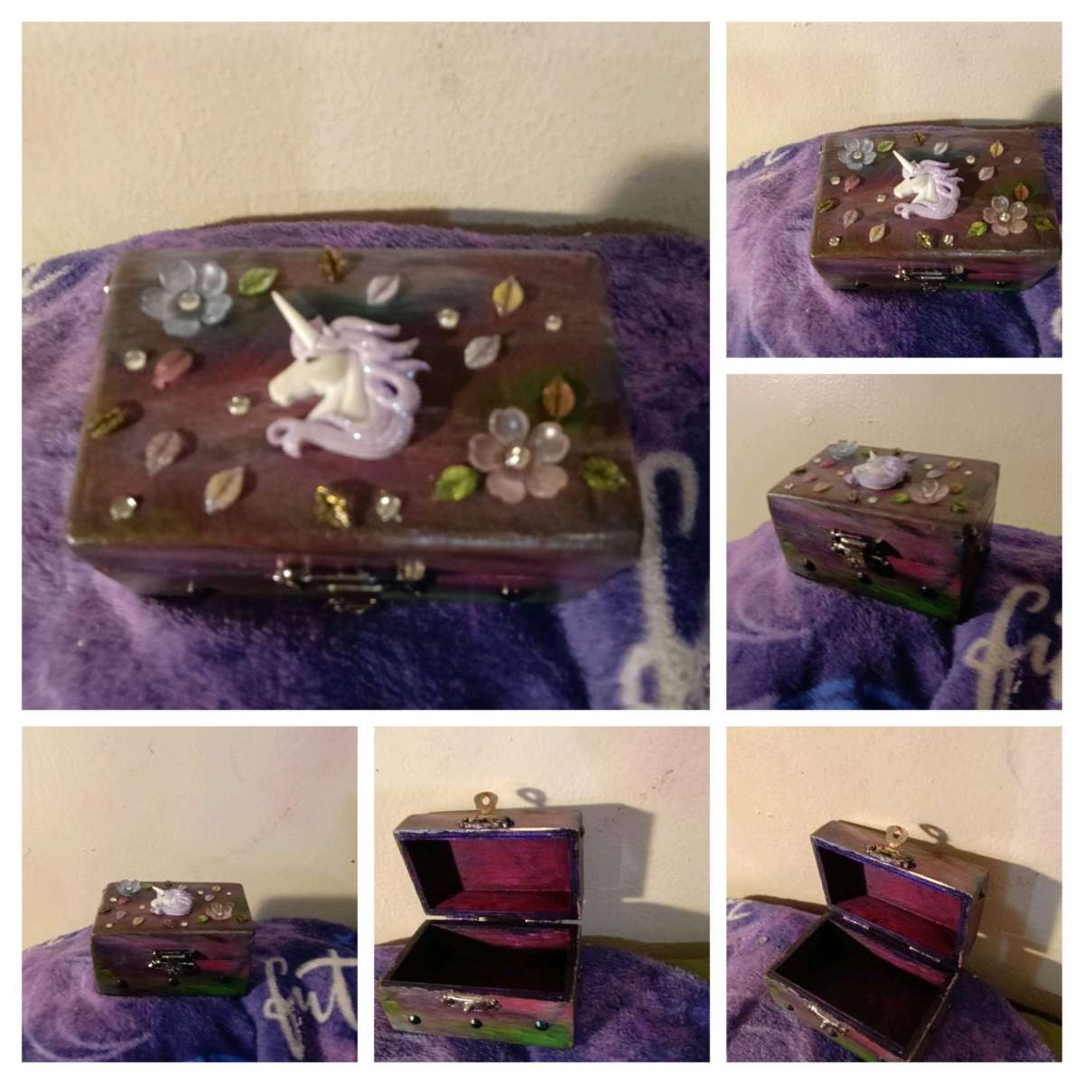 unicorn trinket box