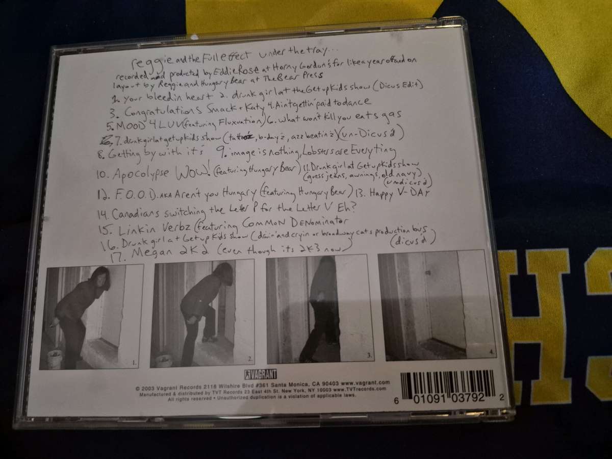 BRAND NEW Reggie and the Full Effect UNDER THE TRAY cd