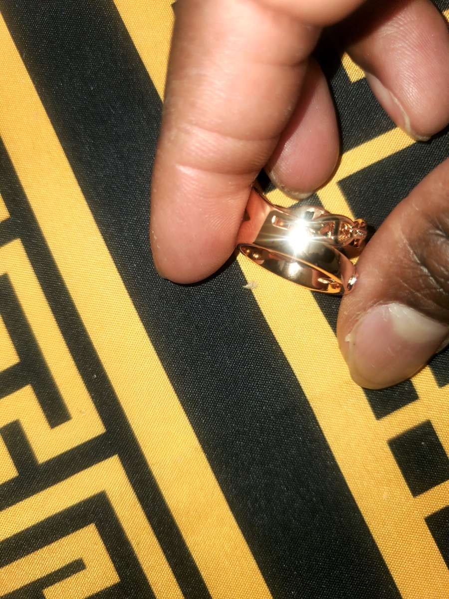 Hermes Rose Gold Womens Ring Set
