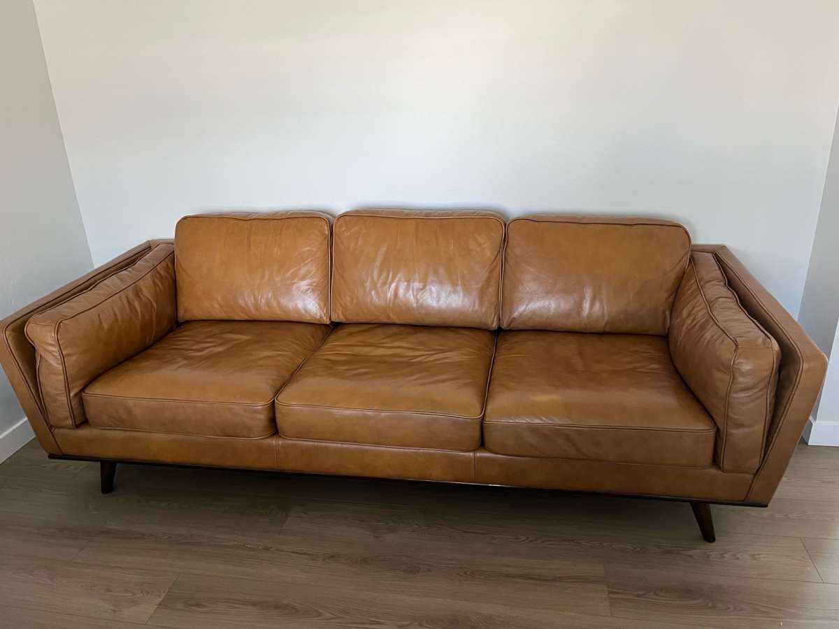 Leather sofa