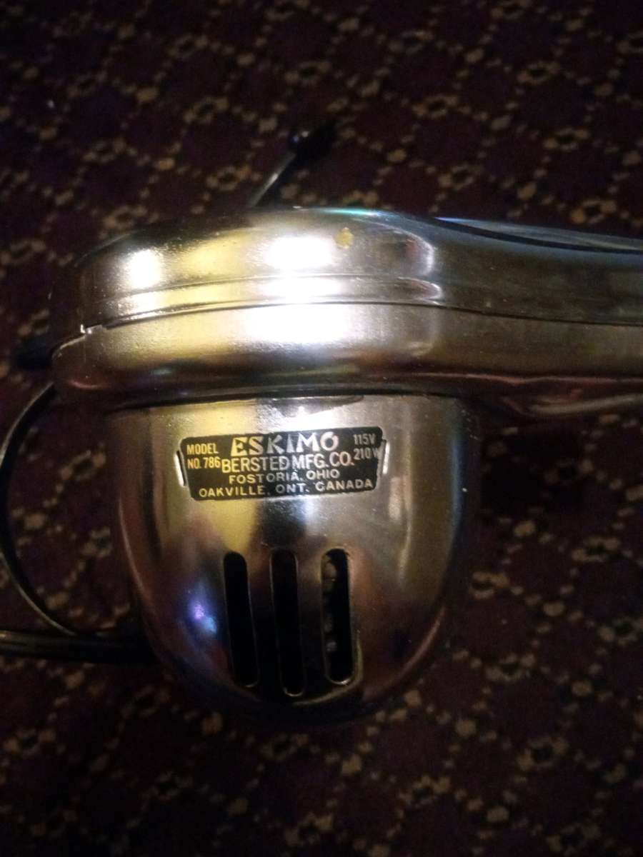 Vintage Eskimo hair dryer