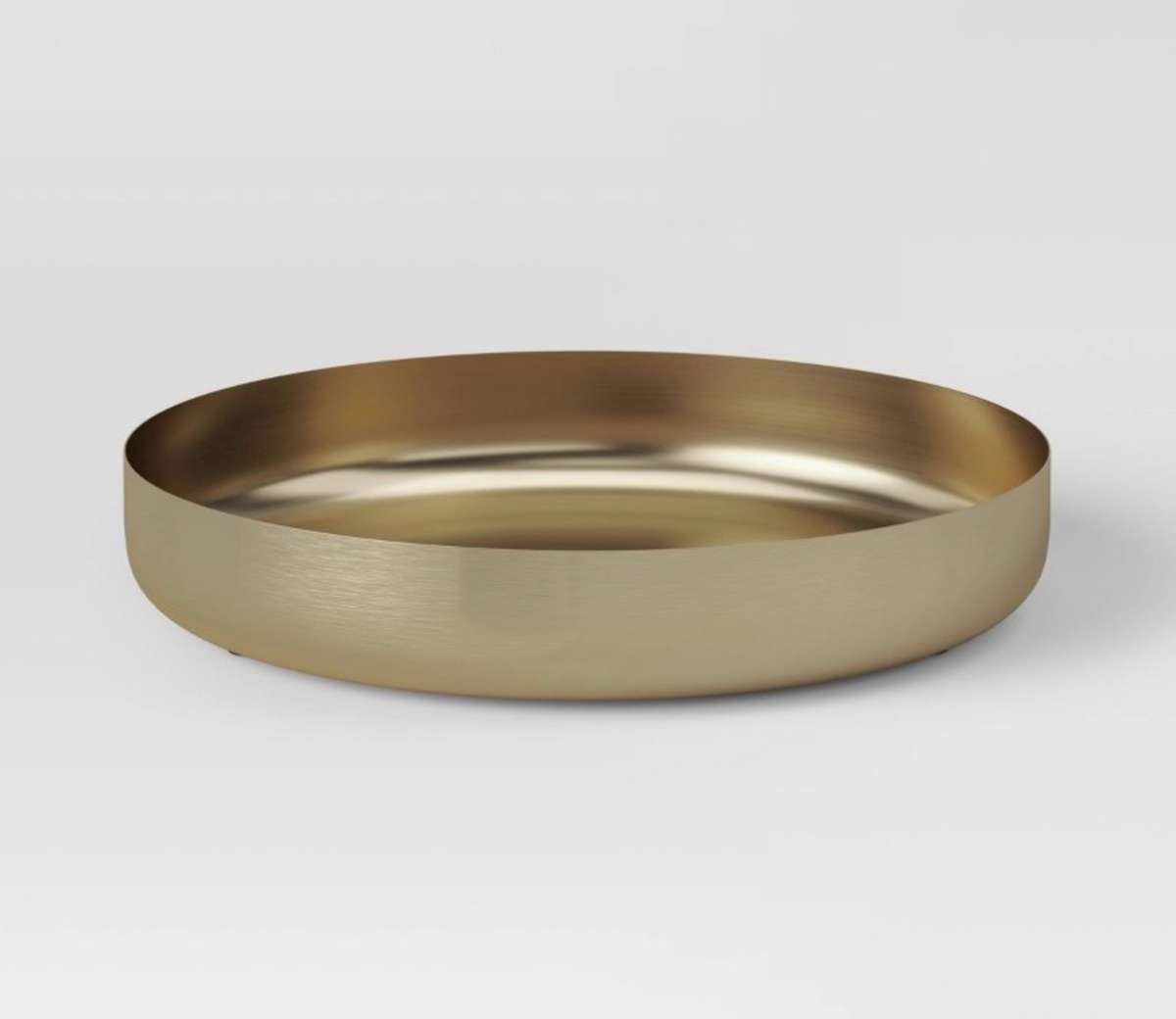 Threshold brass bowl