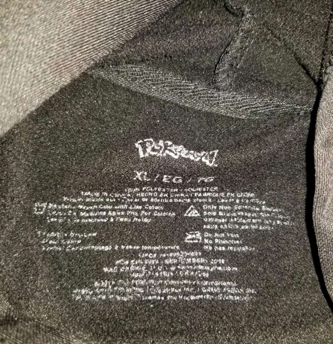 Pokemon Black Hoodie Kids XL Used