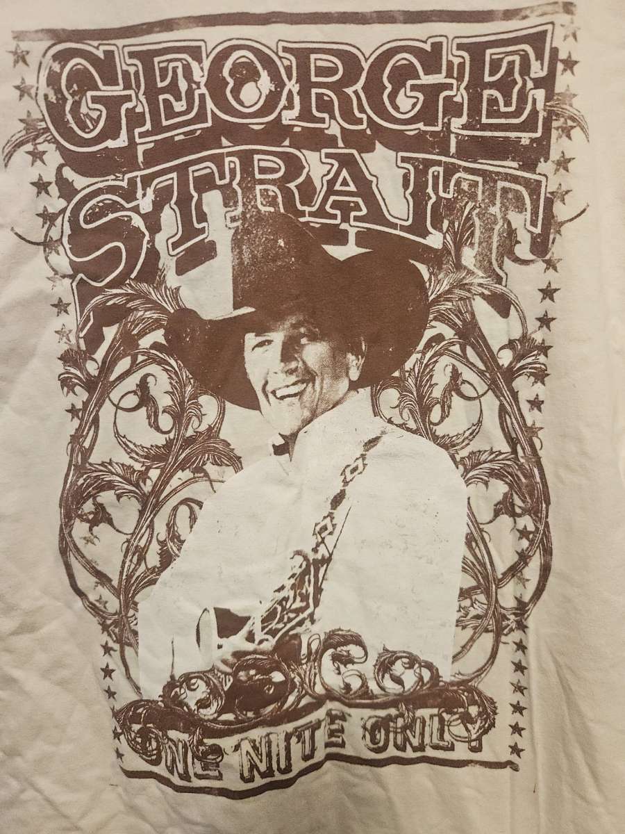 VTG George Strait Concert Tour Tshirt