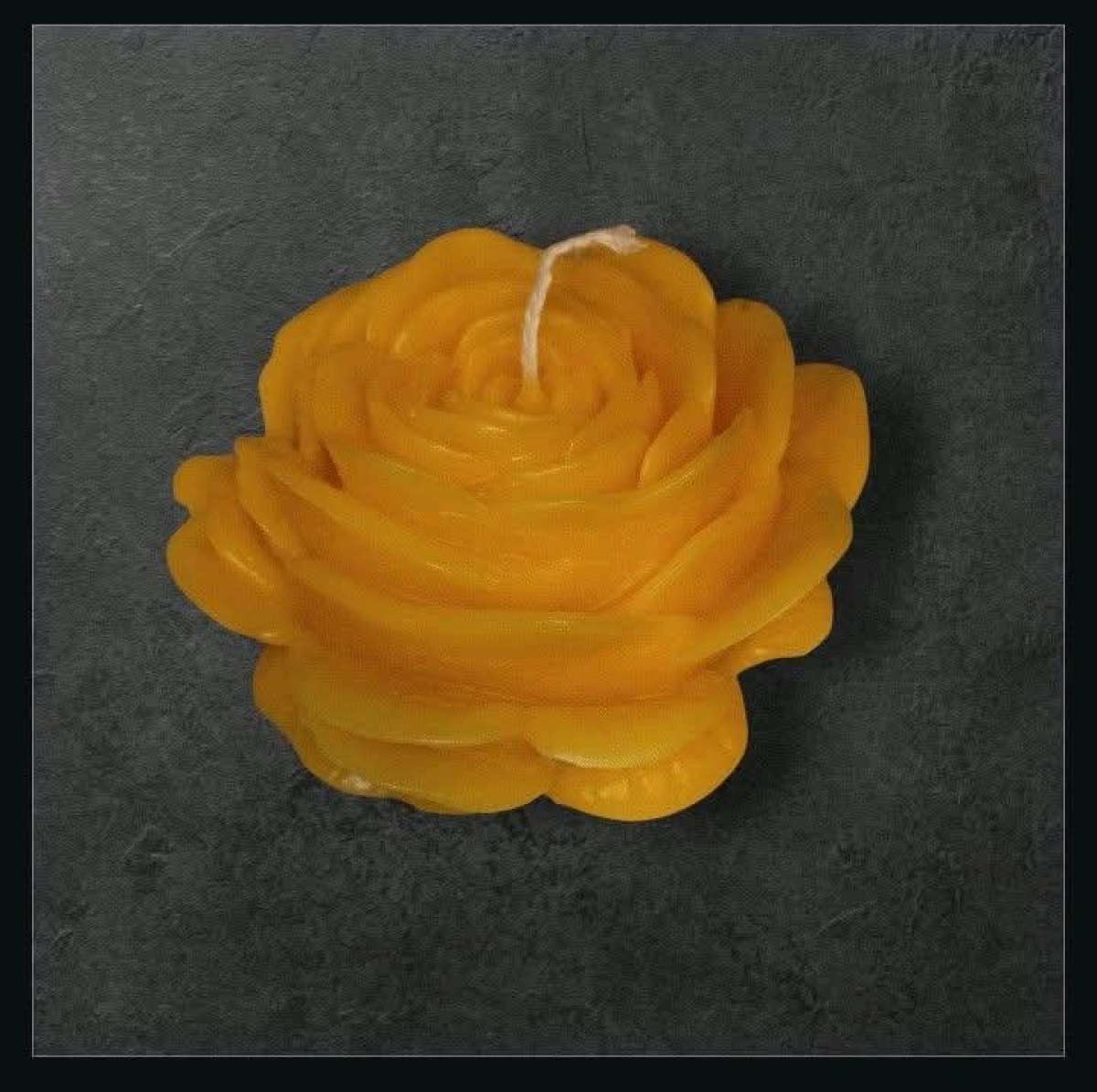 Yellow Rose Candle Set