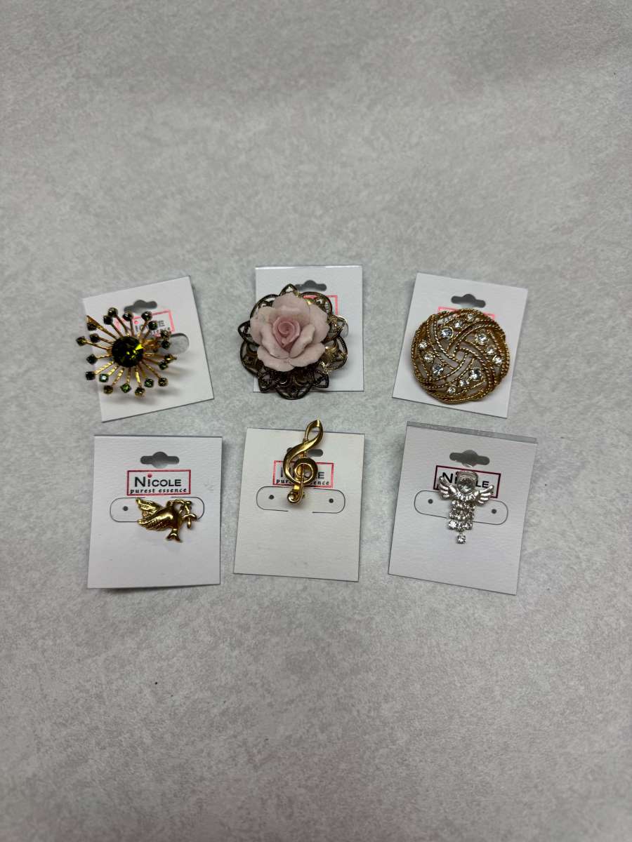 pins and brooches