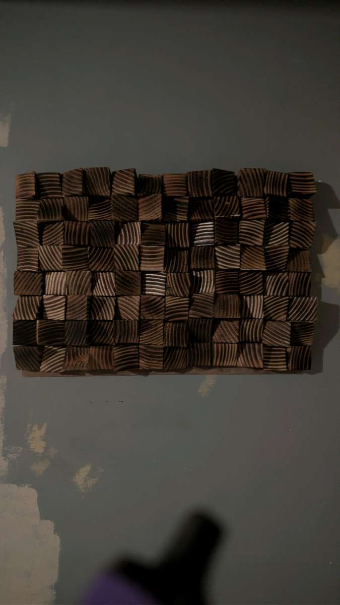 Handmade 3D Reclaimed Wood Wall Art 11 in x9 Inc