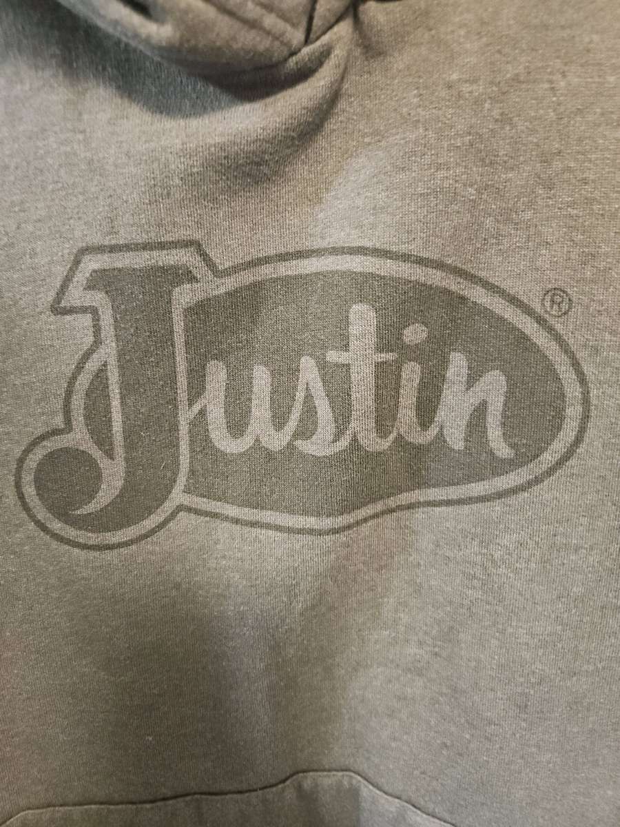 Justin Boots Mens Fleece Hoodie