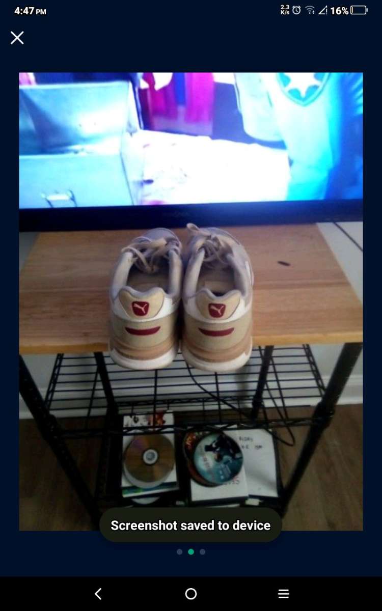 pumas tan suede size 9 mens