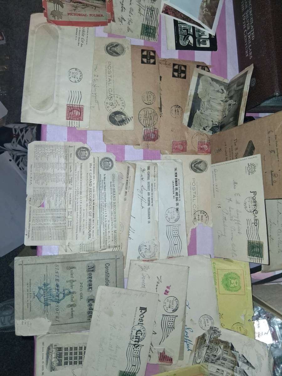old letters and post cards