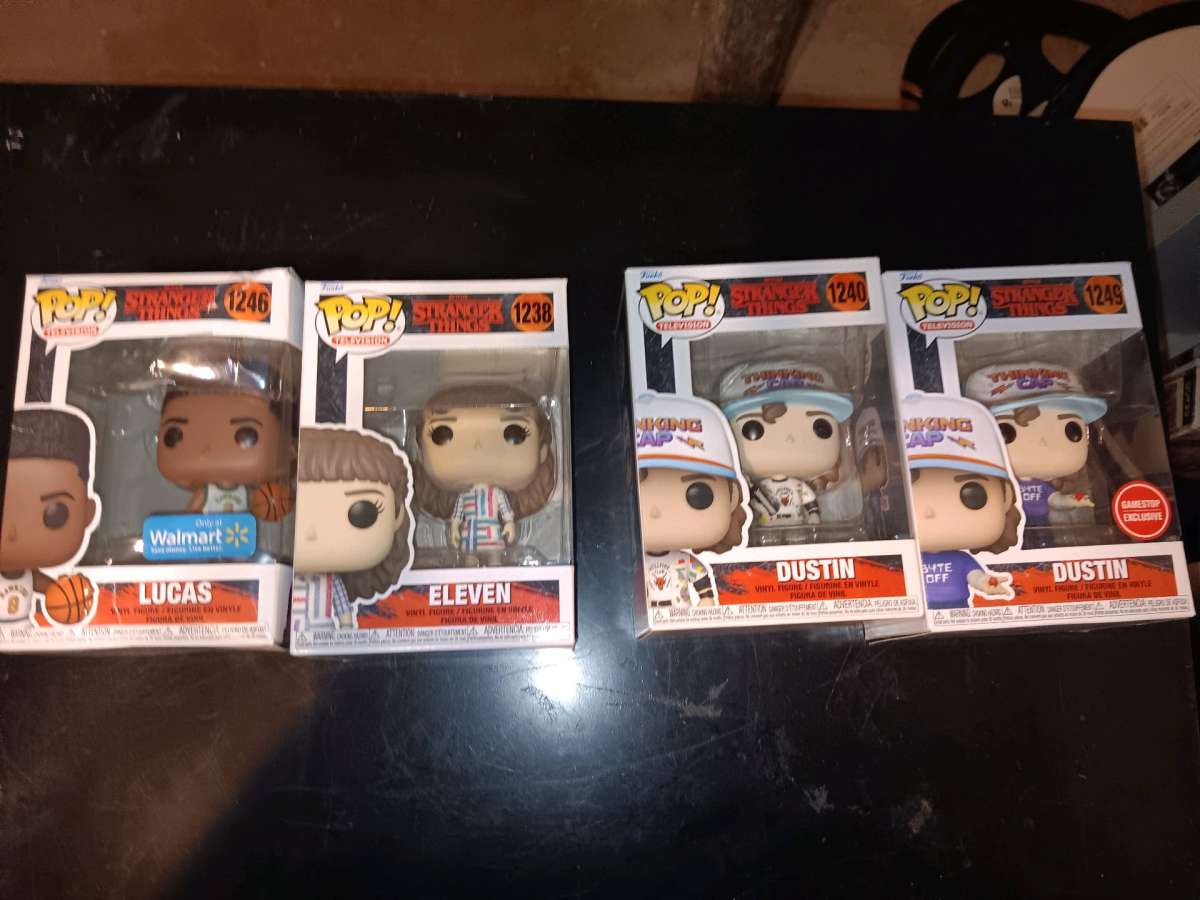 stranger things pop figures