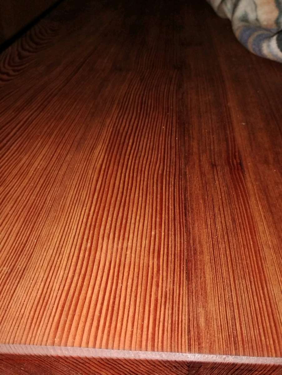 old growth redwood dining table seats 8 comfortably
