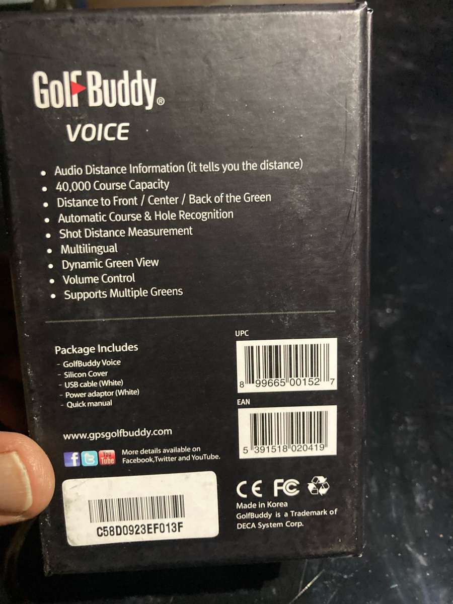 GolfBuddy Voice GPS Rangefinder
