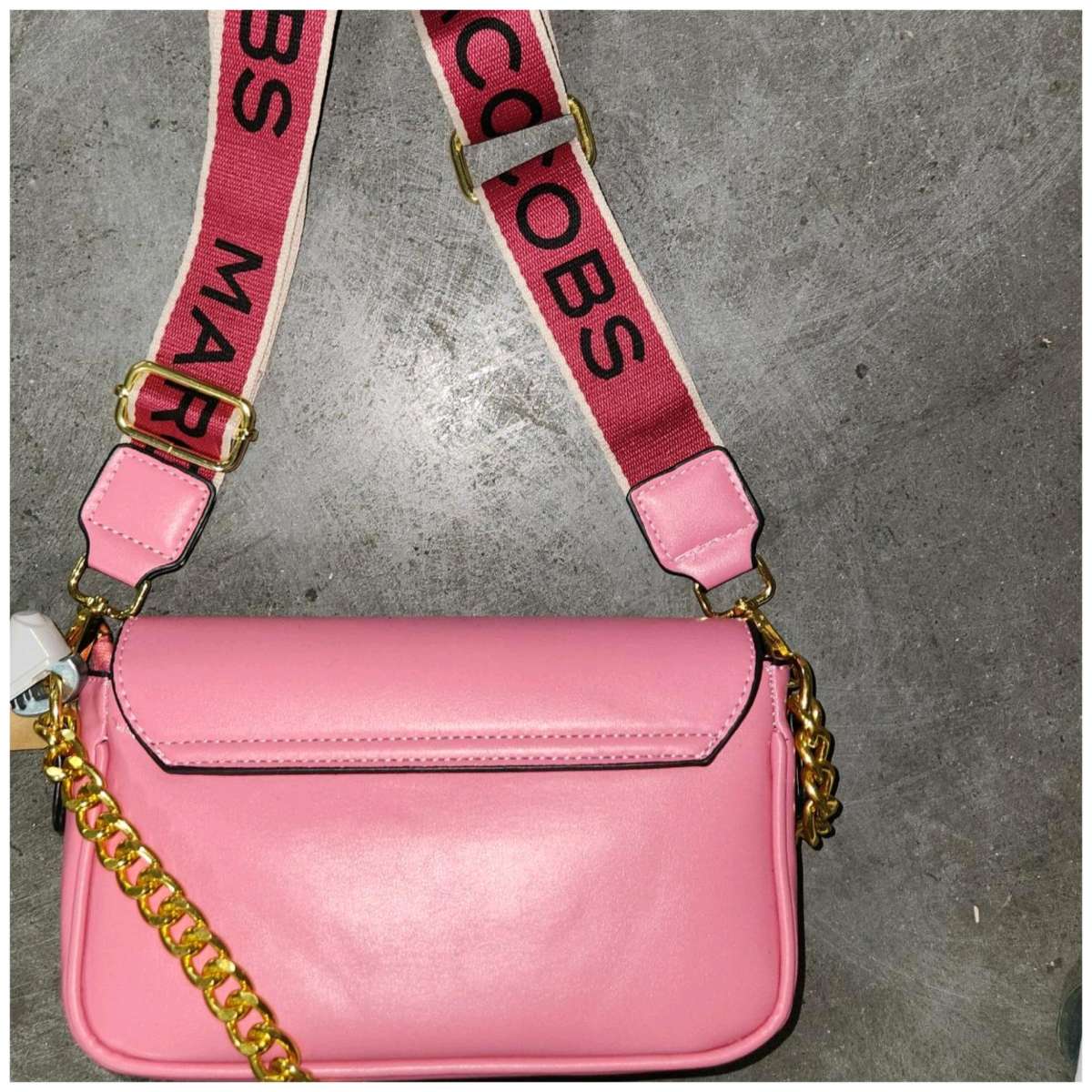 Marc Jacobs Vibrant Pink Crossbody Bag