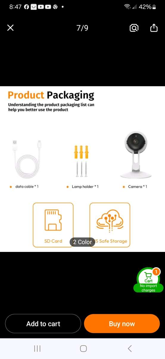Brand New Indoor Security Camera