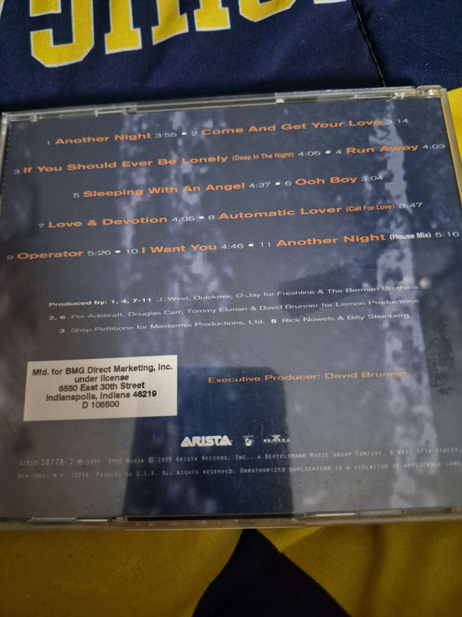 USED LIKE NEW Real MCoy ANOTHER NIGHT cd