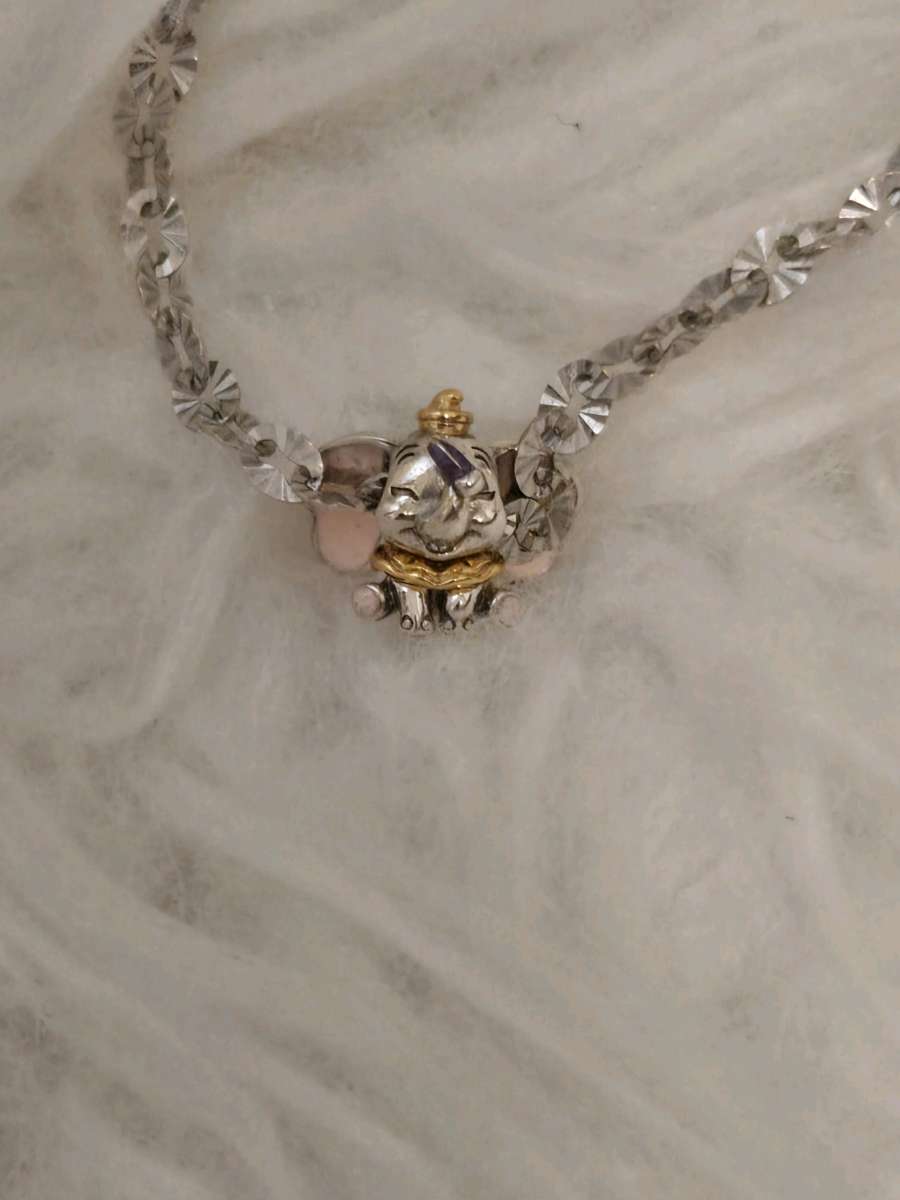 Dumbo elephant charm silver s925 for Necklace