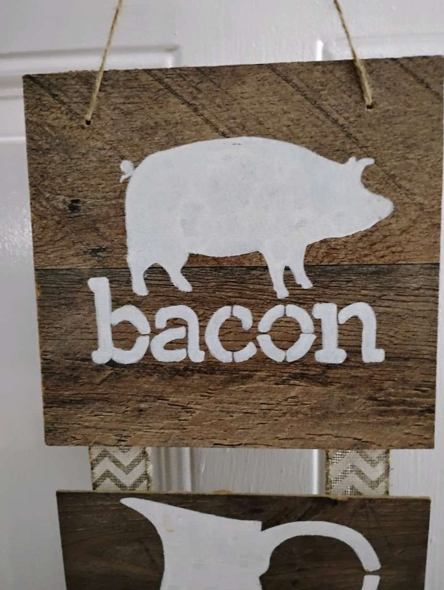 Farmhouse Wooden Kitchen Wall Sign