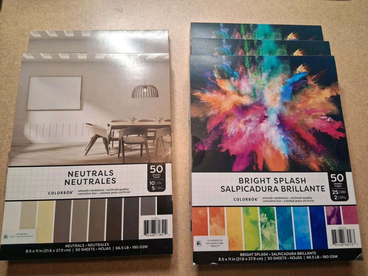 Card Stock all sizes and colors