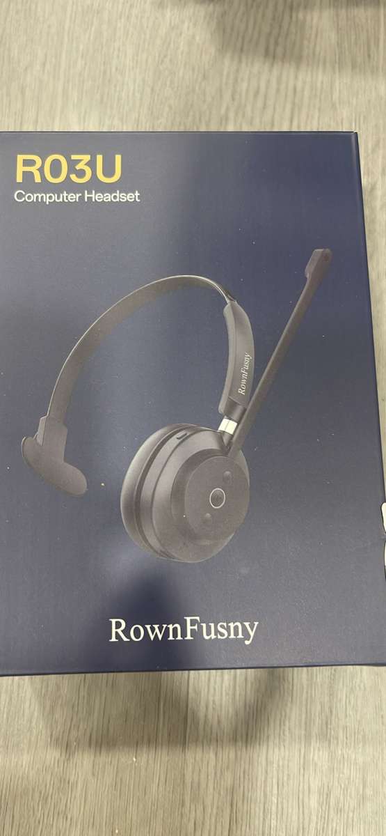 Bluetooth Headphones with Mic for WorkBlack