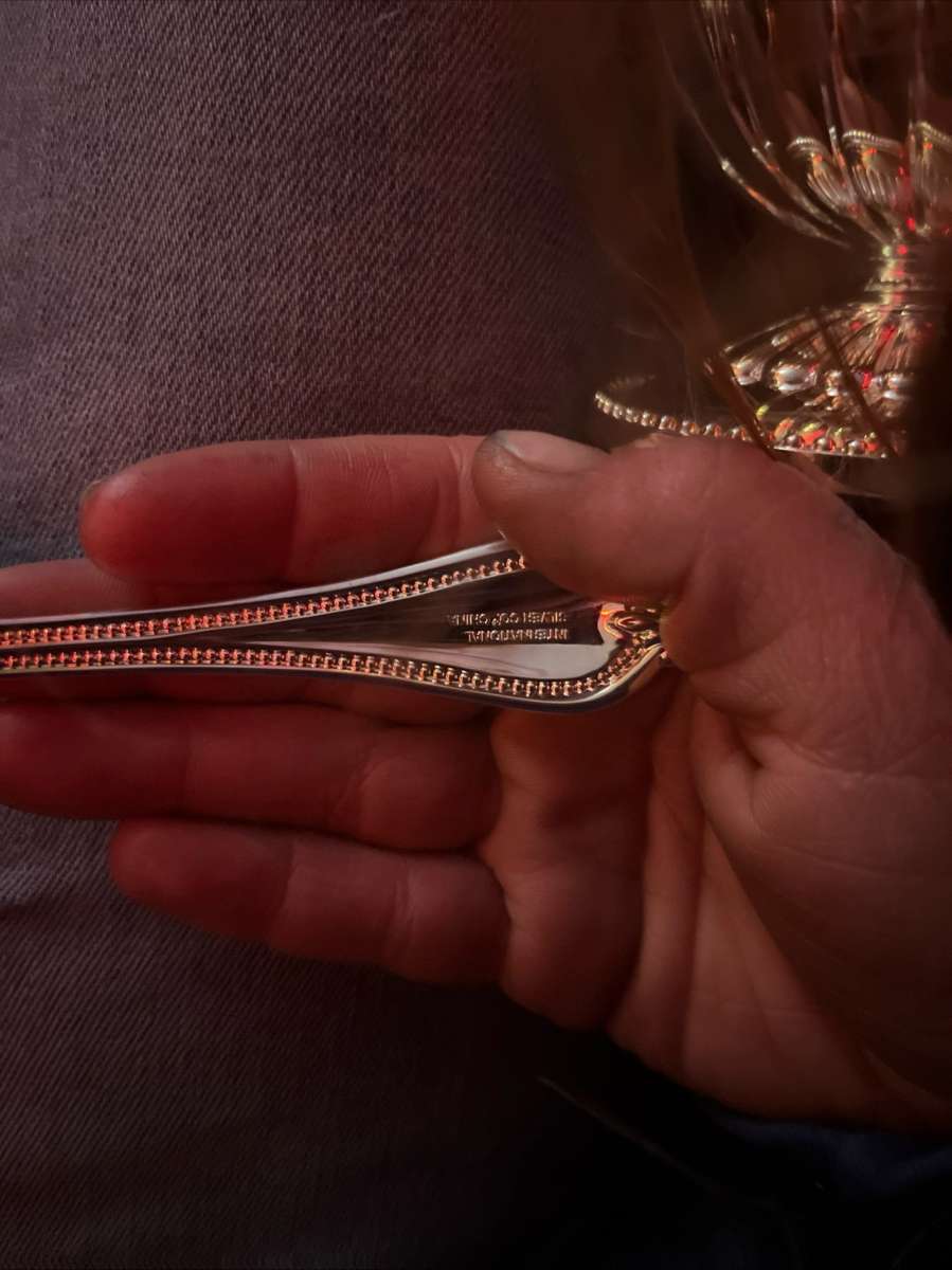 silver plated gravy boat