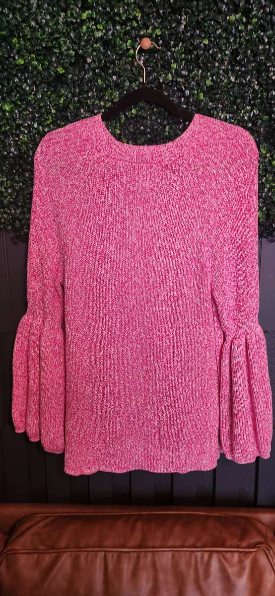 Knit Sweater G by Giuliana Bell Sleeve Pink Pullover