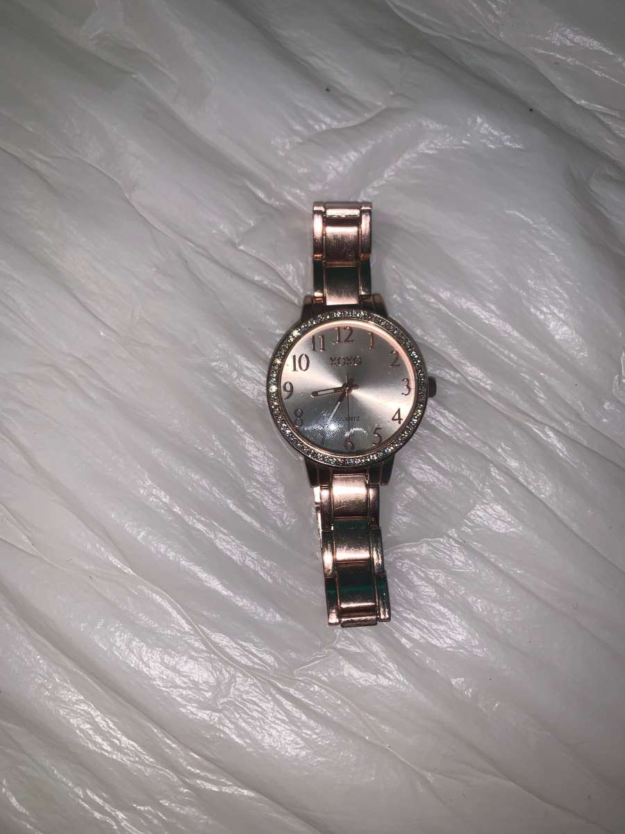 xoxo gold plated watch