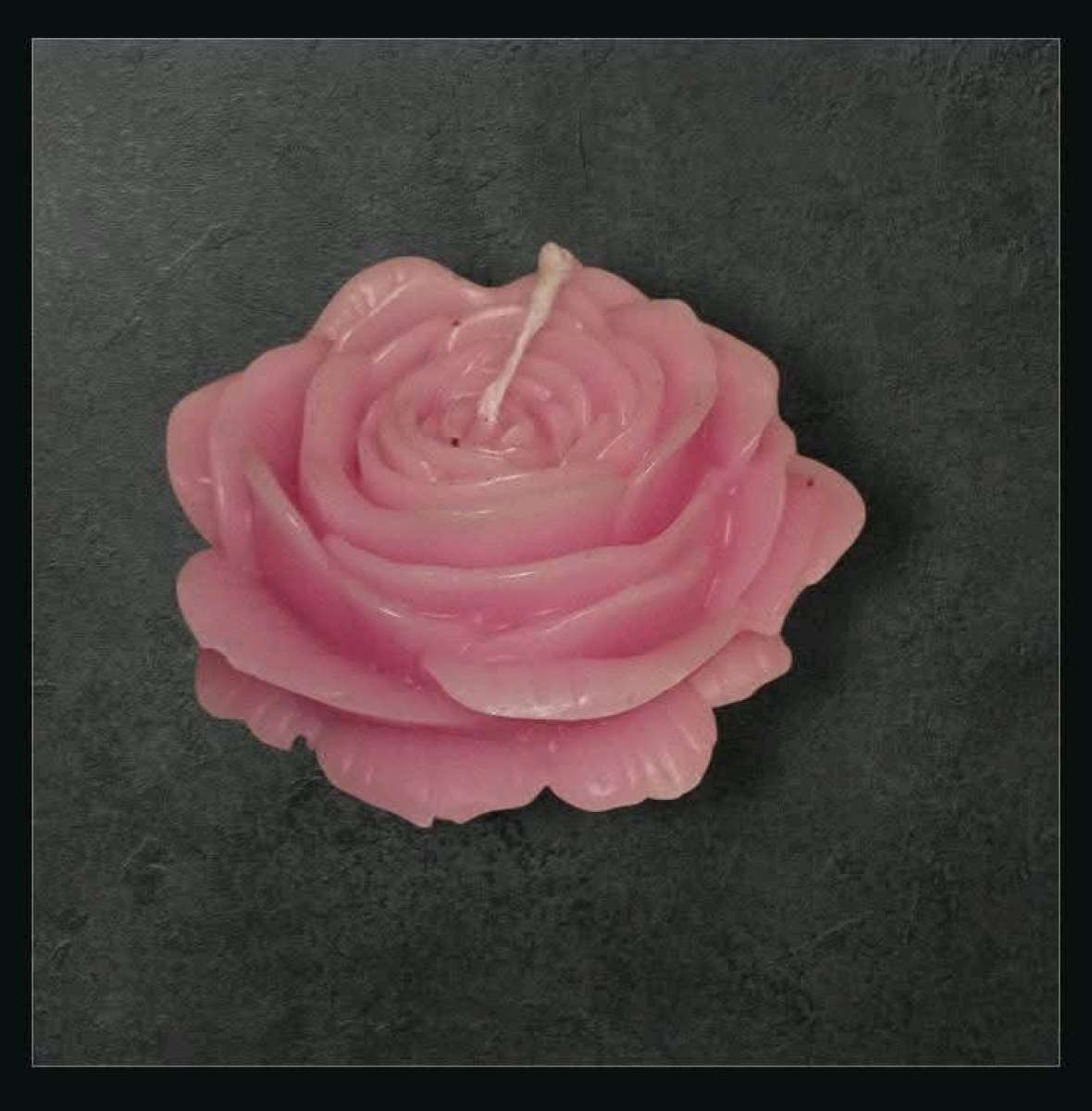 Pink Rose Candle Set