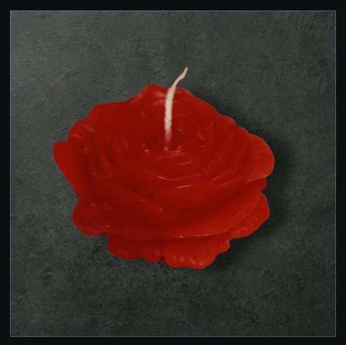 Red Rose Candle Set