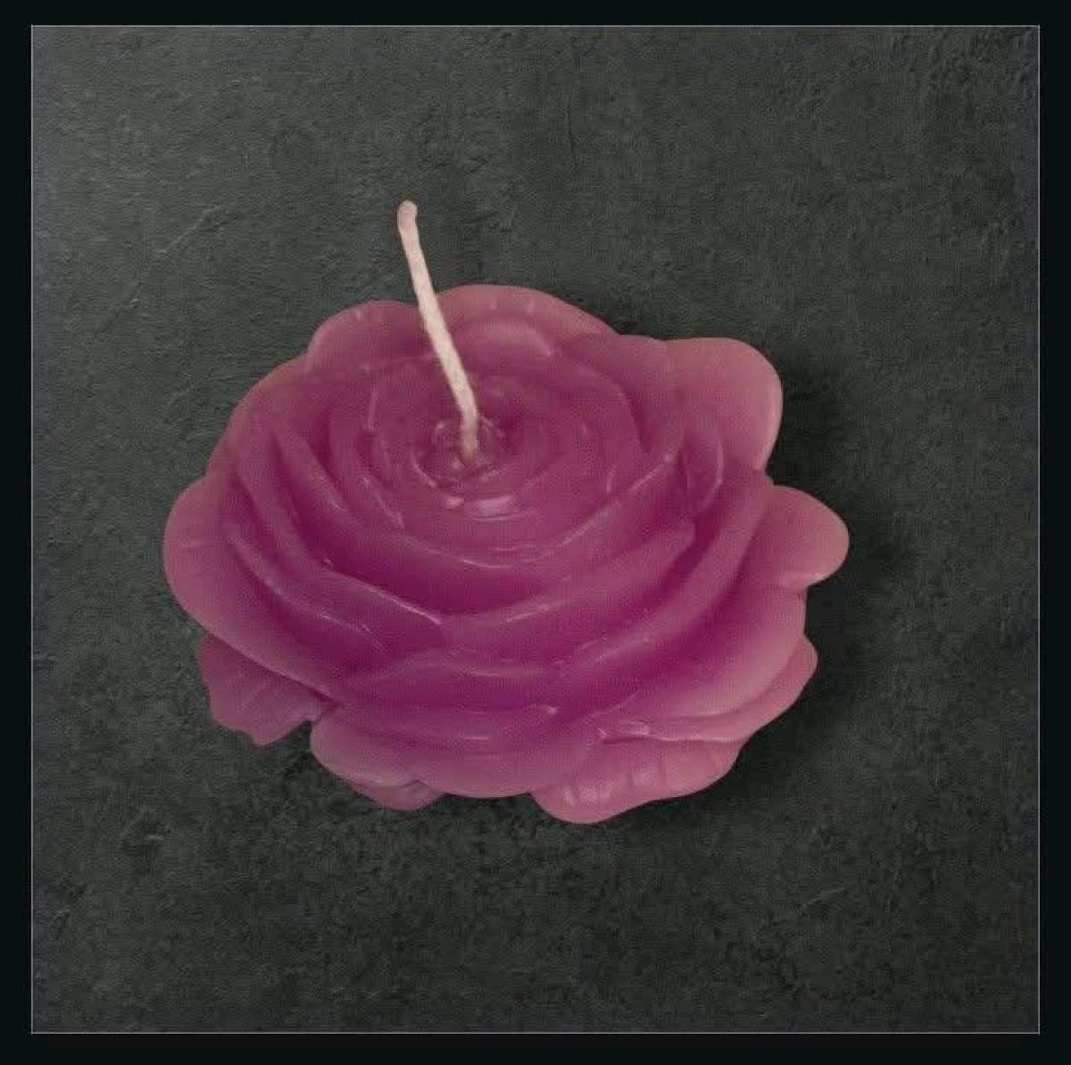 Purple Rose Candle Set