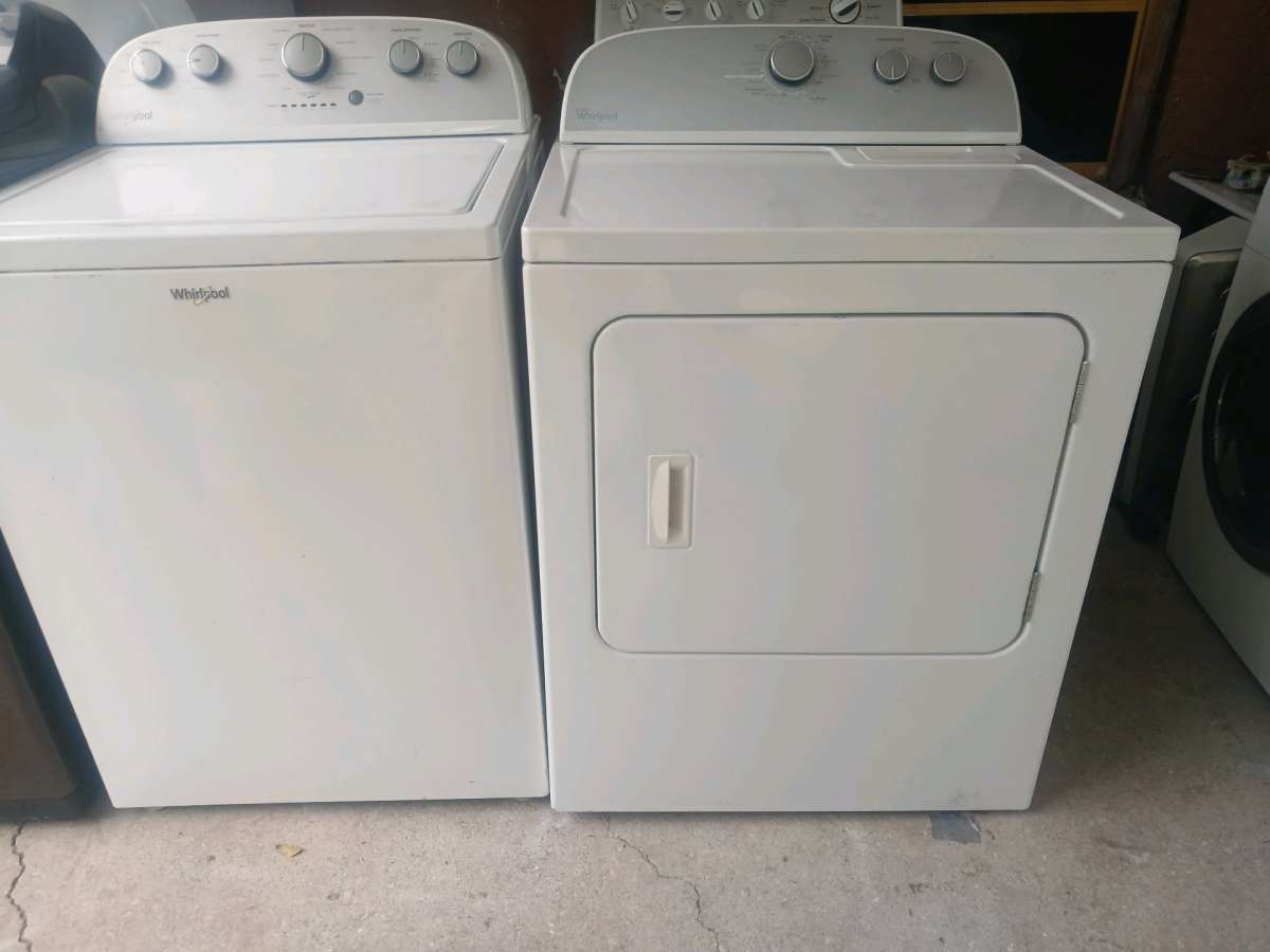whirlpool washer and dryer set