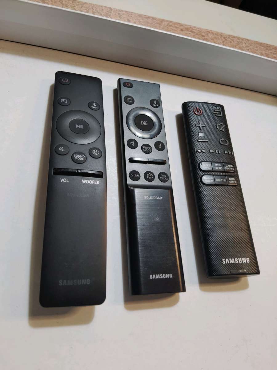 3 Samsung sound bar subwoofer remote control