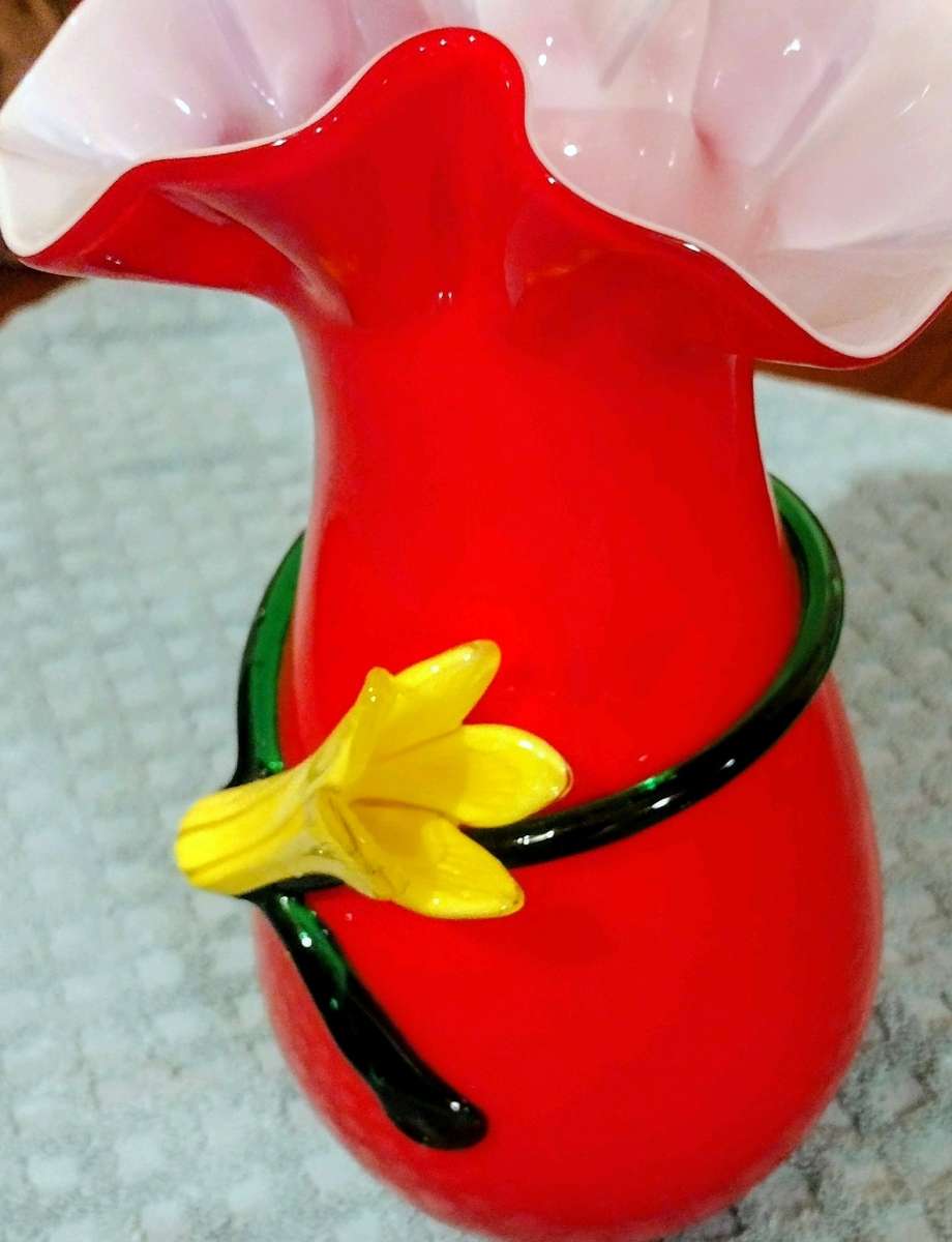 Murano Glass 1960s Hand Blowen