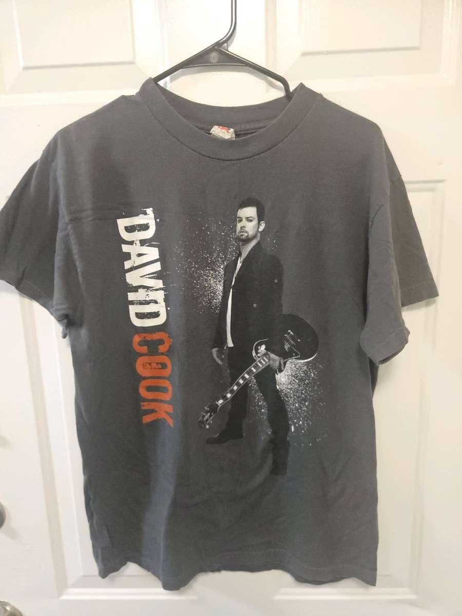 Vtg David Cook Concert Tshirt