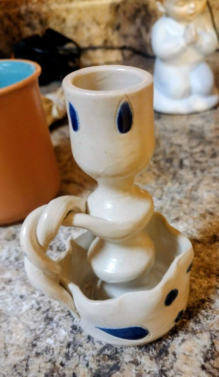 Williamsburg Salt Glazed Candle Stick