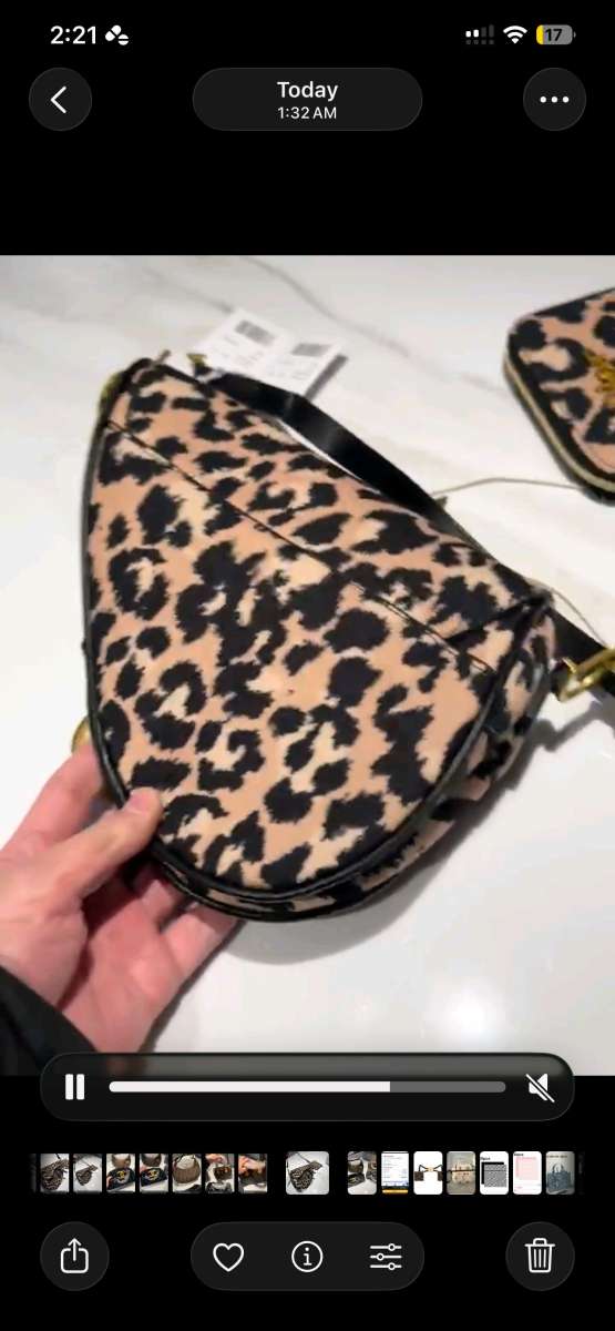 Dior monogram handbag luxury bag