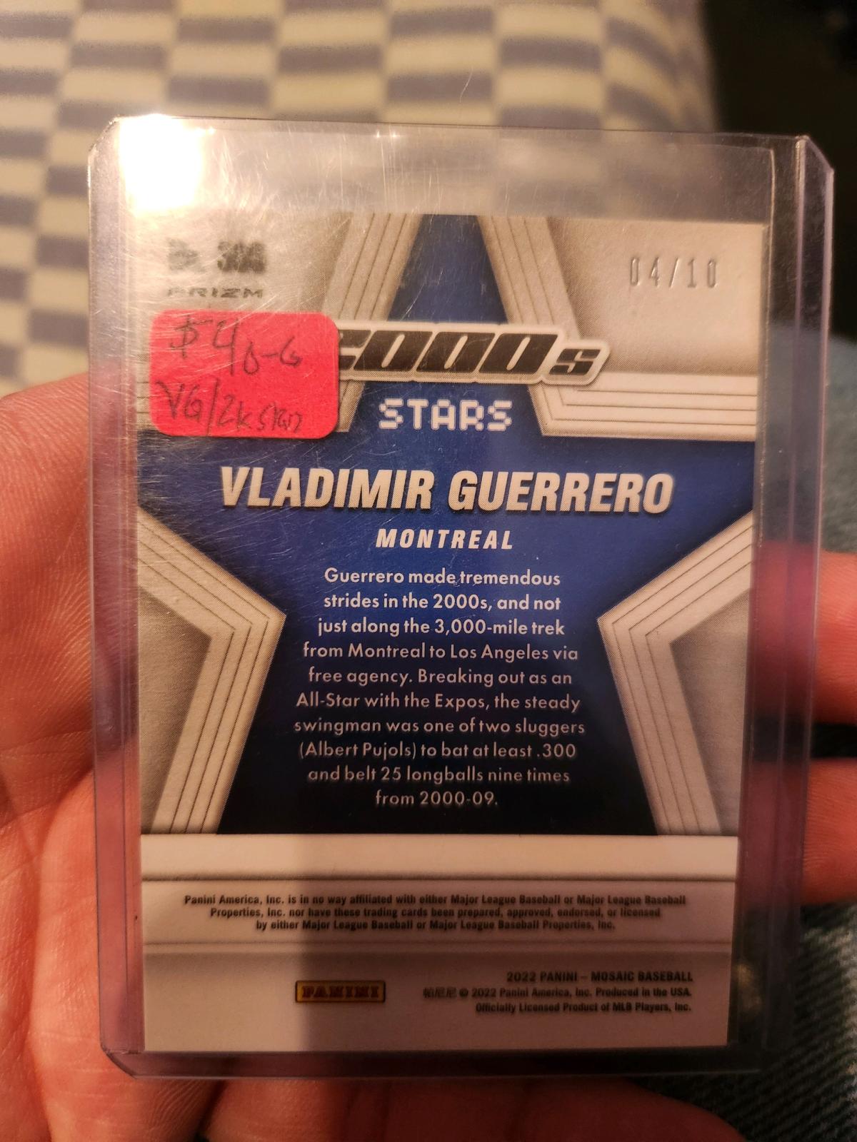 2022 Modaic Baseball Vladimir Guerrero