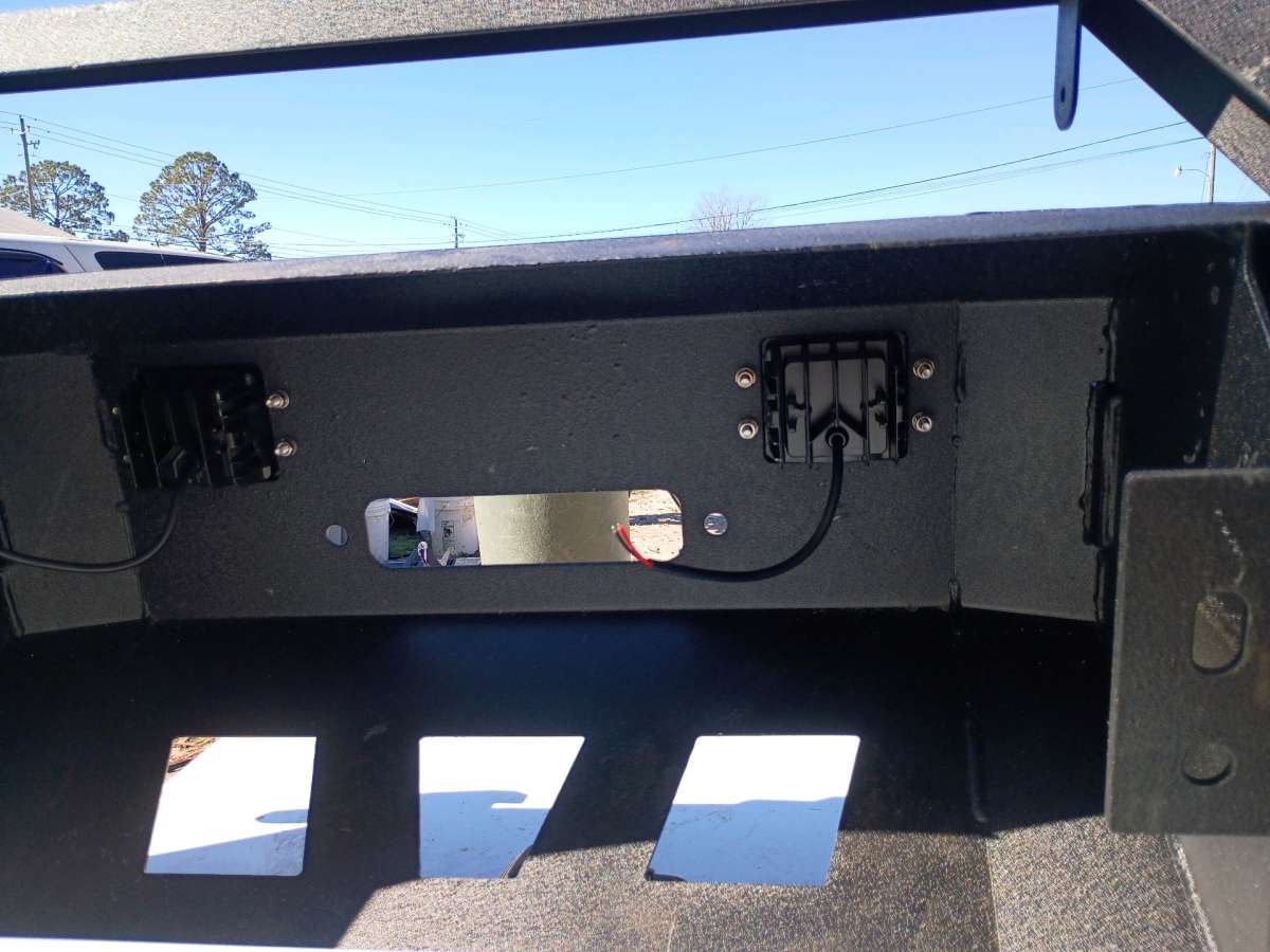 rhino front bumper with four LEDs  led bar hook up winch acc