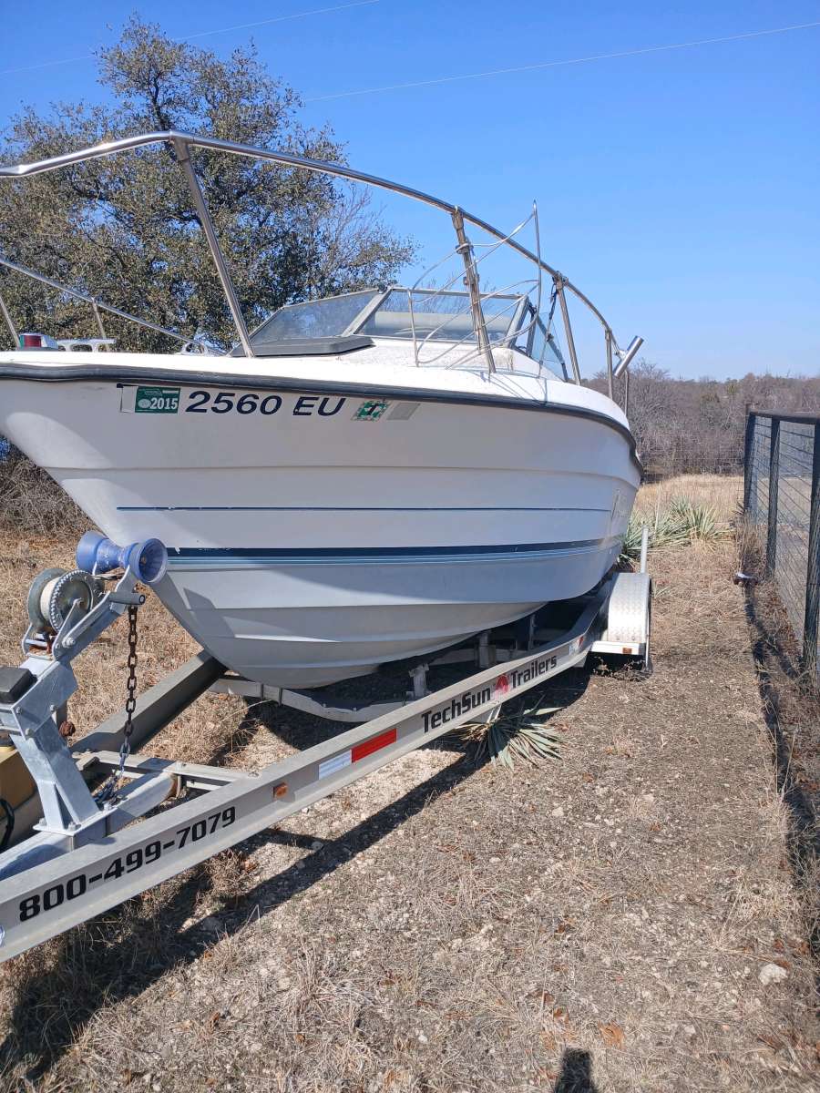 boat and the trailer