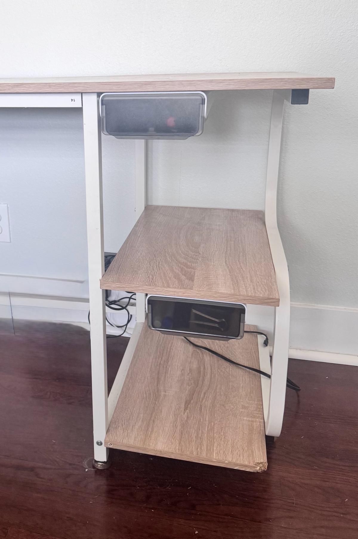 L shaped office desk