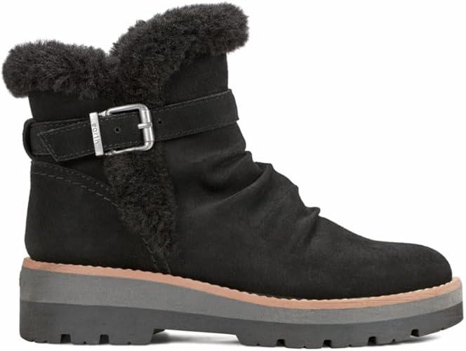 Earth® Women's Yara Waterproof Casual Ankle Booties, Black 001, 11 M