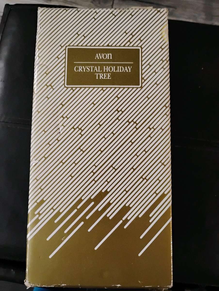 Avon Crystal Holiday Tree