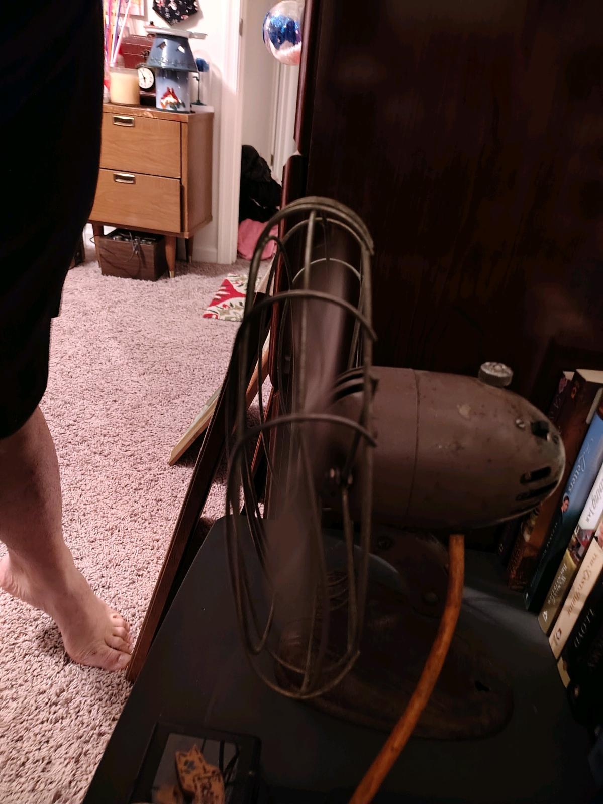 antique electric fan