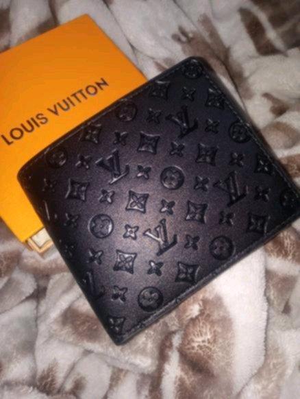 black Louis Vuitton wallet