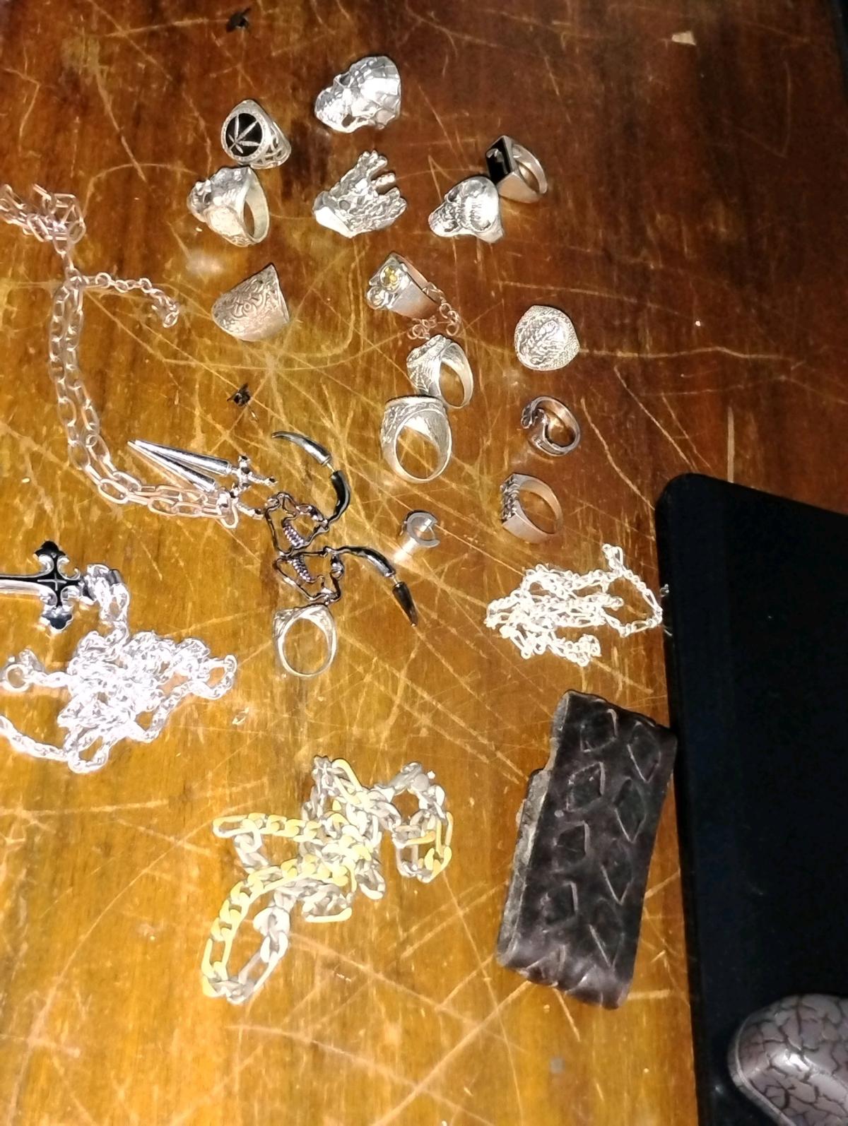 mens jewelry lot