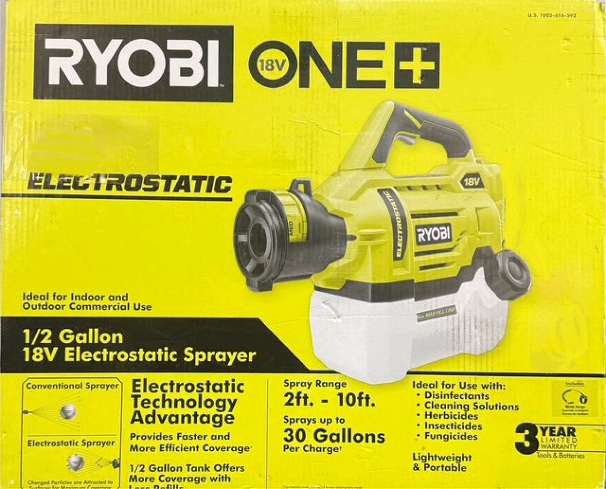 Ryobi 18v electrostatic sprayer