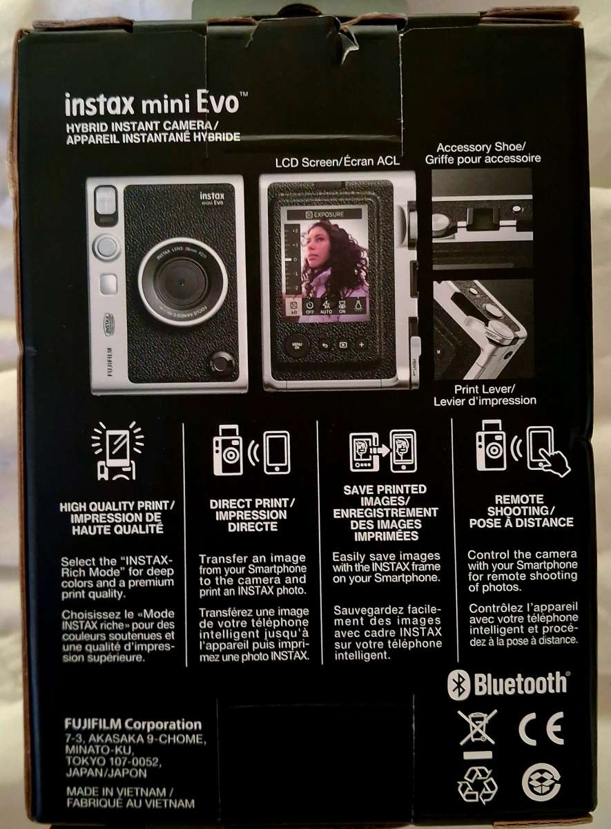 instax Mini Evo Polaroid camera